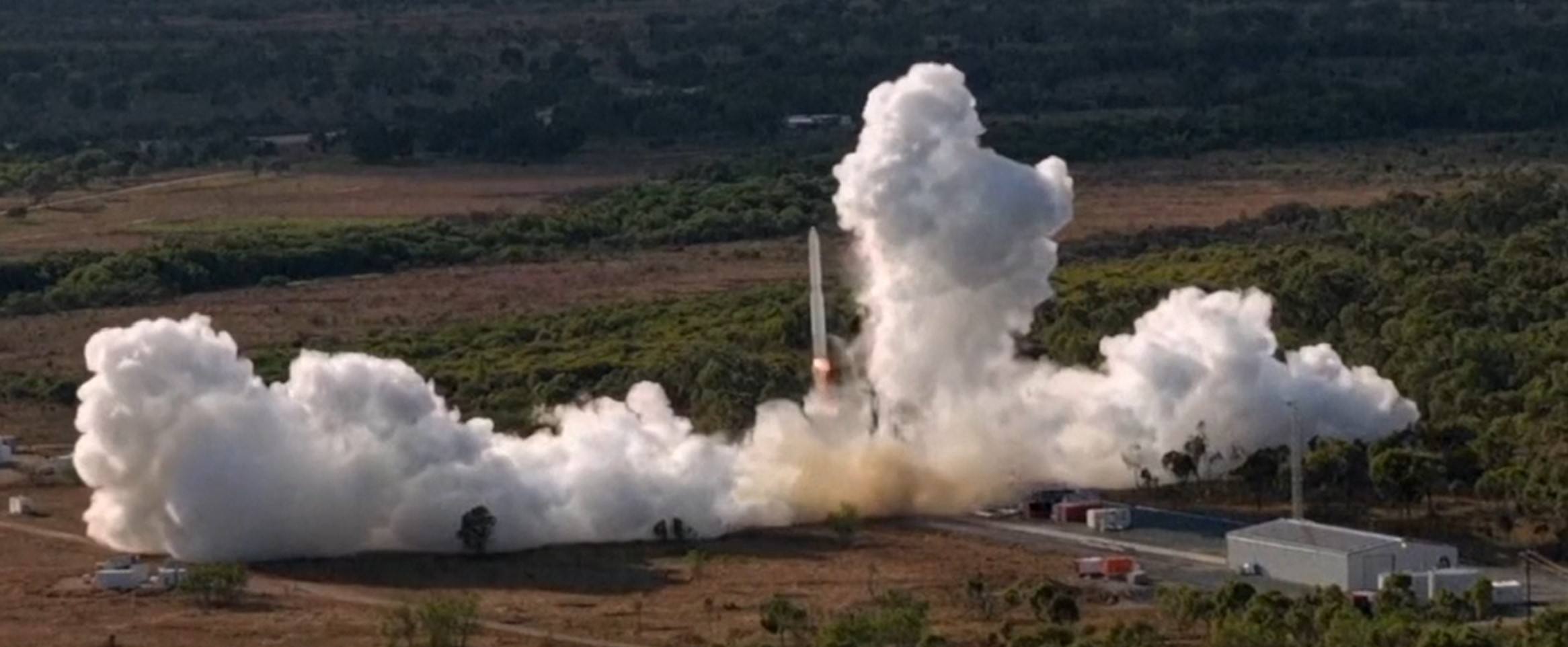 Crashed Australian Rocket